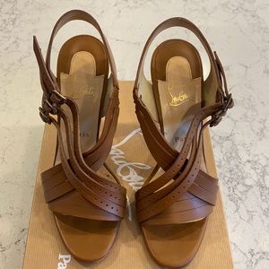 Tan Christian Louboutin Heels